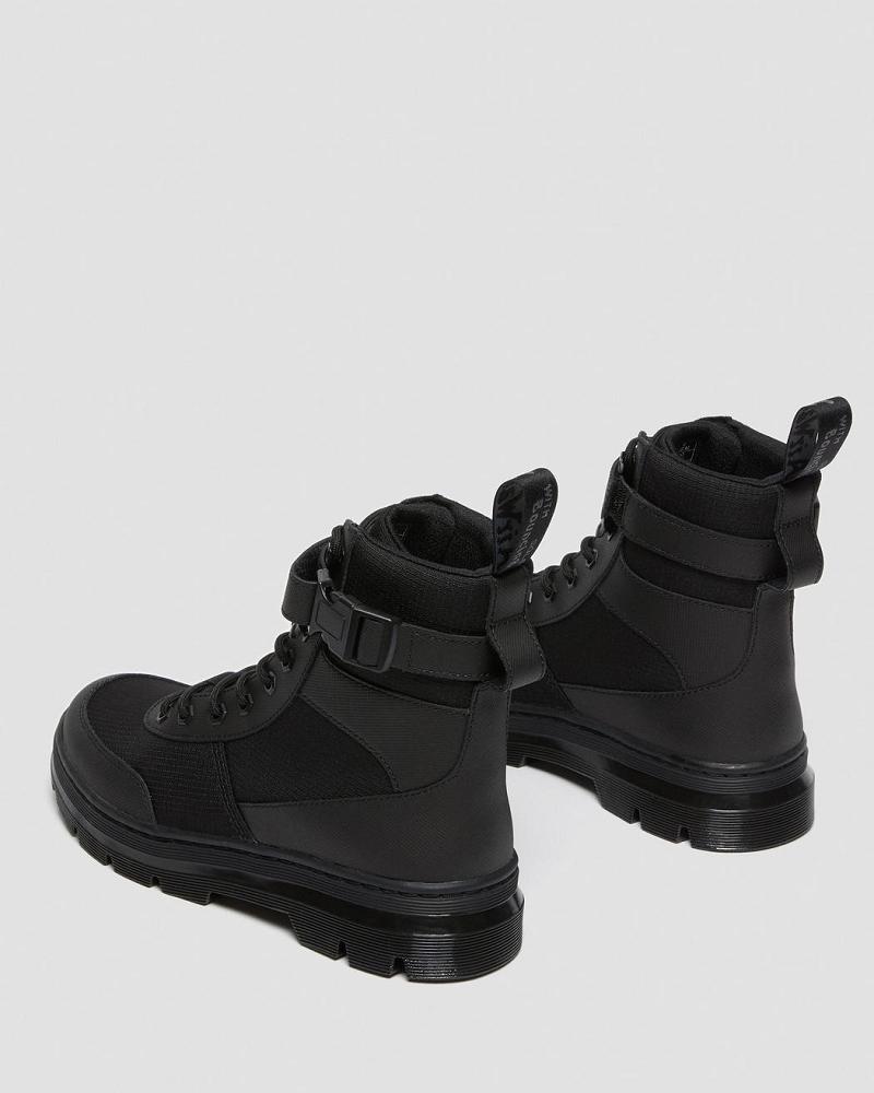 Dr Martens Combs Tech Poly Enkellaars Dames Zwart | NL 709YXF